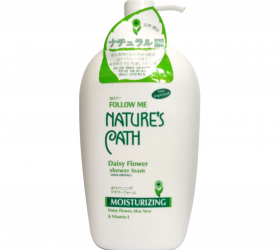 Sữa tắm trắng dưỡng da tinh chất Hoa Cúc, Follow Me Nature's Path Nhật Bản 1000ml