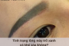 Tình trạng lông mày trổ xanh có khó xóa không? 