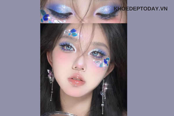 Đánh nhũ kim tuyến theo layout