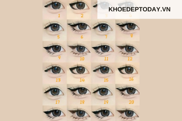 Một số kiểu eyeliner phù hợp cho người mới