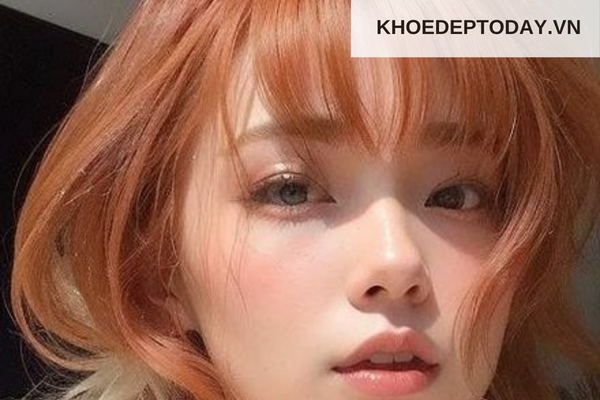 Các biến thể từ công thức nhuộm tóc màu cam đào