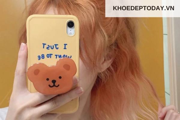 Cách nhuộm tóc cam đào đẹp tại nhà