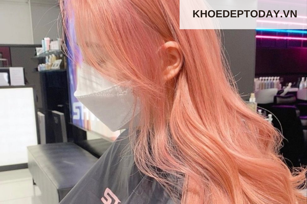 Tóc hồng cam khói