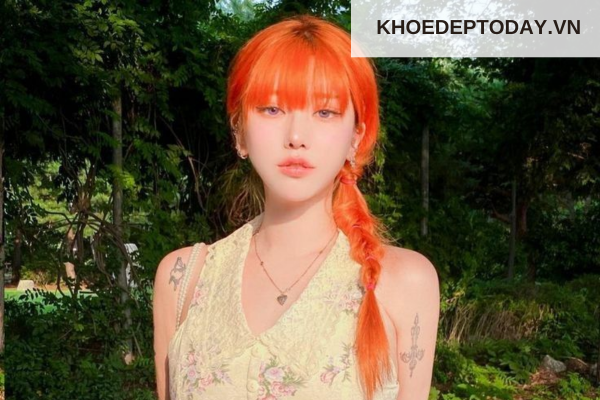 Cách chăm sóc tóc nhuộm cam đào