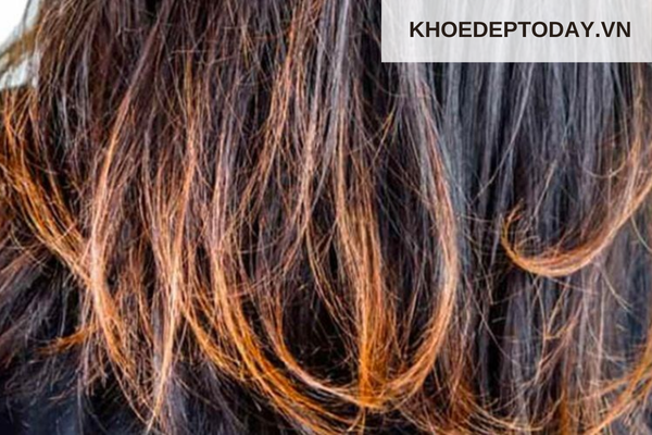 Tác động trực tiếp của tia UV lên sợi tóc